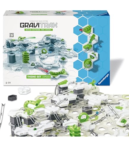 Ravensburger GraviTrax Obstacle Course Marble Run - STEM Toy With Trampoline, Zipline & Bridges