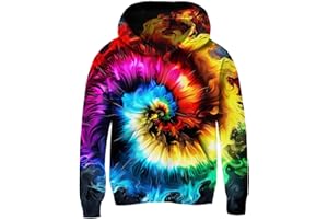 Freshhoodies Boys Girls Hoodie 3D Unisex Children's Hoodie Long Sleeve Pullover Hoodie Sweatshirt with Pockets 5-16 Years (M-XXXL)