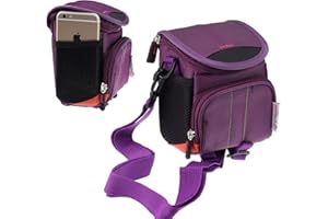 Navitech Fioletowe etui na aparat cyfrowy pokrowiec kompatybilny z Kodak PIXPRO AZ421