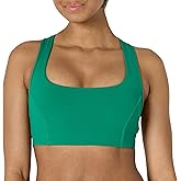 Amazon Essentials Sujetador Deportivo FormFlex para Yoga, Suave y Ligero, con Cuello Cuadrado y sin Mangas Mujer