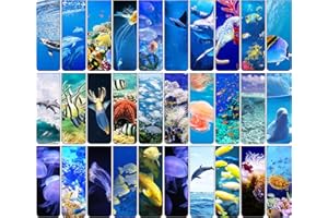 FZSECRIU Segnapagina Magnetici 30 pz Segnalibro creatura marina Gadget Ufficio Gadget Compleanno Segnalibro Bambini Set Cancelleria Segnalibro Bambini