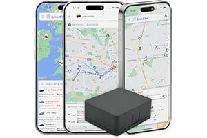 SmartFleet AT500 4G - Mini Rechargeable Magnetic GPS Tracker, Car Van Motorbike Caravan, 180 Day Standby, Live Tracking and Alerts, 14 Day Free Trial+SIM Included, UK Company