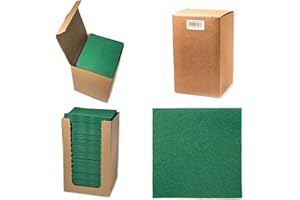 Alvotex Airlaid 100/1 - Servilletas de cóctel (20 x 20 cm), Color Verde