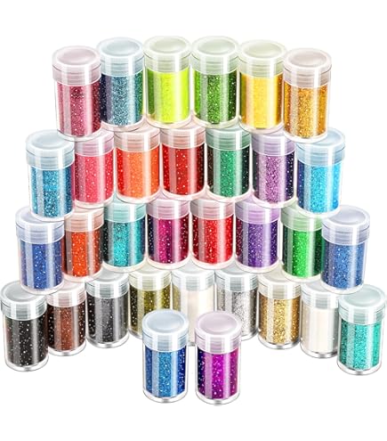 Baker Ross Glitzer Streuer Herbstfarben - 5er Pack Bastelglitter Für Kinder