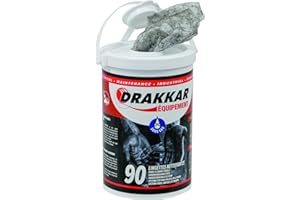 90 lingettes nettoyantes Mains impregnees DRAKKAR EQUIPEMENT - 14355