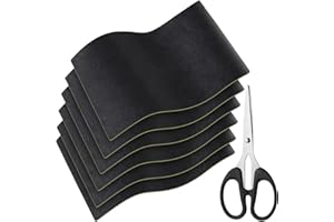 Sinofort Ecopelle Adesivo,6 Pezzi 20*30cm Toppe Autoadesive,Pelle Adesiva per Riparazioni,Rivestimento Ecopelle Autoadesivo, Pelle Artificiale Rinnovamento Toppa Adesiva per Divano,Sedili Auto,Borse