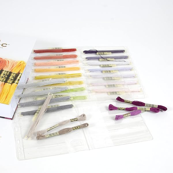Set Organizer Per Filo Da Ricamo E Punto Croce: 100 Tavole Avvolgitore In Plastica + 1 Manovella. Perfetto Per Tenere In Ordine I Fili Avanzati.