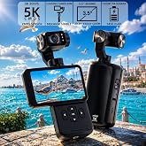 Mioji Pocket 3 5K 30FPS 48MP 3 Eksenli Gimbal Kamera