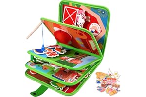 ZOOI Busy Board Montessori Toys for 1 Year Old, Busy Book for 2 3 4 Year Old, Toddler Toys Gifts for 1 2 3 Year Old Girl Boys, Valentines Gifts for Kids, Easter Basket Fillers for kids