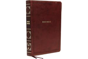 NKJV Holy Bible, Super Giant Print Reference Bible, Brown Leathersoft, 43,000 Cross references, Red Letter, Comfort Print: New King James Version: Holy Bible, New King James Version