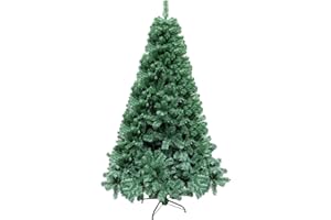 SHATCHI 6ft/1.8m Alaskan Pine Green Artificial Christmas Tree Bushy 550 Tips Xmas Home Decorationations Decorations