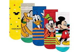 Disney Calcetines Paquete de 5 para Niños Mickey Mouse