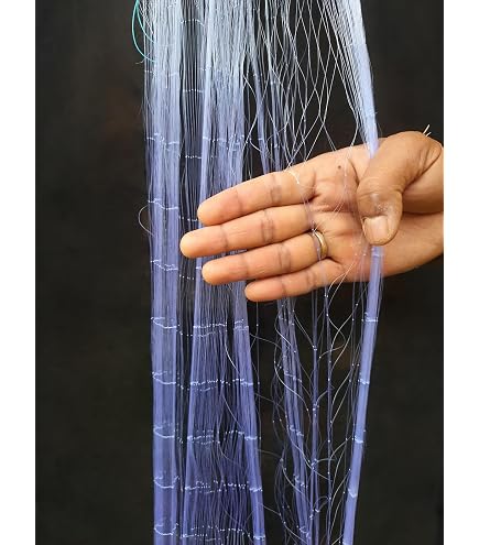 40 ft fishing gill net Buy 4 Finger 40ft x 5ft Nylon Monofilament Deep Water Fishing Net for River, Lake & Sea – Strong & Durable Online at Low Prices in India best for clear water Cremation jewelry SUP Fishing Chair & Mesh Depth:1-7/8