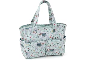 Hobby Gift MRBŏ Exklusive Craft-Aufbewahrungstasche, Baumwolle, Lama, 13 x 36 x 31cm