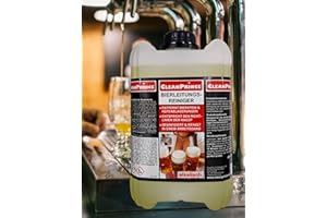 CLEANPRINCE 5 Liter Bierleitungen Reiniger alkalisch | Bierleitungen Reiniger Bierleitungsreiniger Getränkeleitungen desinfizierend flüssig
