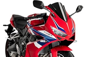 ‎PUIG Puig 3568N Z-Racing Screen mit aerodynamischem Design und abgerundetem Profil für maximalen Schutz, Black