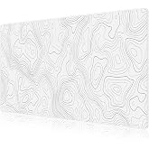 JIALONG XXL Gaming Mouse Pad Large Size (900 x 400 mm) Multifunction Mouse Pad Large Desk Mat for Gamer and Office Topographi