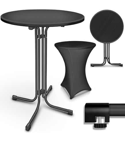 Statafel Party staand wit 80cm