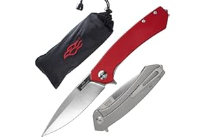 Ganzo Firebird Adimanti Skimen-RD Nóż Składany Głownię ze Stali D2 Rękojeść G10 Czerwony