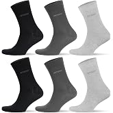 Anthony Jackson 6 Double Box BAMBOO Premium Classic Men's Socks