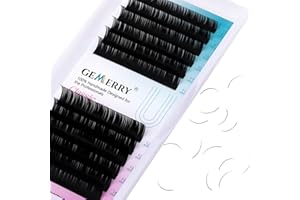 8-14mm Mix Ciglia One to One Extension Ciglia Seta 0.07 curvatura C Ciglia Finte Lash Extensions di GEMERRY (0.07-c curl-mix 8-14)