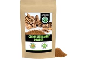 Alpi Nature Ceylon Cinnamon Powder 250g 8.8 oz, Ground Cinnamon Sticks for Baking and Cooking
