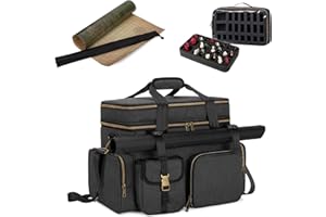 Trunab Bolsa para DND RPG Adventurer's Travel, Bolsa Gran Capacidad Compatible con Battle Mat de Dungeons and Dragons, Compatible con Handbooks, Libros de Reglas