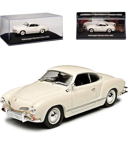 Volkswagen Karmann Ghia 1600 de 1966 jaune au 1/43 de