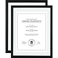 Umbra Document Frame 11 by 14 Inches, 2 Pack, Black, 11 x 14