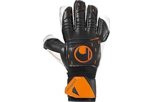 uhlsport Speed Contact Flex Frame Protección de dedos Guantes de portero de fútbol unisex para niños y adultos con estabilización de dedos y agarre mejorado