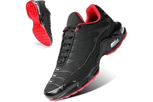 KEEZMZ Chaussures de course à pied tendance à coussin d'air pour homme - Baskets décontractées pour la marche, le tennis, la gym, le sport athlé