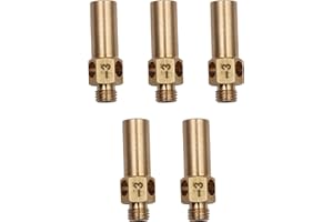 Earth Star Juego de 5 boquillas de quemador de gas, de hierro fundido, GLP/NG