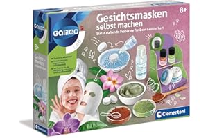 Clementoni Galileo Lab – Gesichtsmasken selbst Machen, DIY Beauty Tuchmasken, duftende Stoffe zur Entspannung fürs Gesicht, Kosmetik Set für Kinder ab 8 Jahren von Clementoni 59248