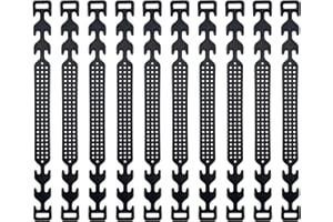 ‎GIMEI GIMEI® Maskenhaken 10 Stück Maskenverlängerung Maskenhalter Maskenhalterung Hinterkopf Mundschutzverlängerung verstellbar Anti-Rutsch Masken Halter für Erwachsene & Kinder (Schwarz)