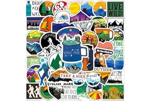 Joynine 50 Adesivi in Vinile Vari per Decorazione - Adesivi Scrapbooking Computer Portatile - Adesivi Skateboard - Ideali per Skateboard, Laptop, Chitarra, Valigia - Perfetti per Giovani e Adulti