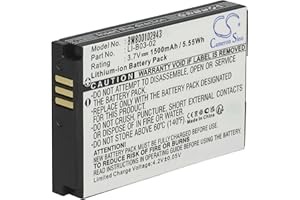 vhbw Akku kompatibel mit Golf Buddy Platinum, World Platinum GPS Navigation Navi (1500mAh, 3,7V, Li-Ion)