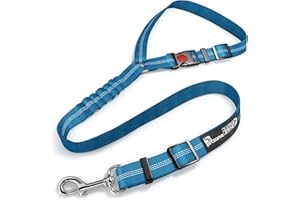 PETZANA Dog Seat Belt for Car, Headrest Dog Car Harness - Adjustable Reflective, Elastic Durable 2-in-1 Leash and Restraint Secures to Headrest, Easy to Use.