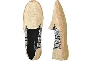 virblatt - Espadrilles Herren & Damen | Hanf | Sommerschuhe Herren Espandrillos Slipper Stoffschuhe Freizeitschuhe
