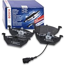 Plaquettes De Frein Avant Bosch BP428 - Jeu De 4, Sans Cuivre, Réduction Bruit Et Poussière - Certifié ECE-R90