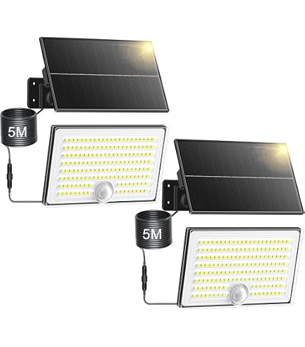 Faro Led Solare 10W 935LM IP65 4000K Montaggio Da Parete O A Con Sensore Movimento 10w 935lm 4000k 322314