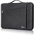 Ferkurn Laptop Sleeve Case for 12.3 Inch Microsoft Surface Pro 9/8/X/7+/7/6/5/4/3/2/1, 12.4 Inch Microsoft Surface Laptop Go, MacBook Air 11, MacBook 12, Waterproof Slim Tablet Cover with Handle,Black