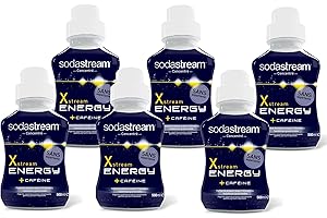 Sodastream Lot de 6 Concentrés Xstream Energy – Concentré pour Boisson Énergisante – Avec Caféine – Sans Aspartame – 6 x 500 ml