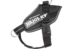 JULIUS K-9 Julius-K9, Harnais IDC Power avec ceinture de renfort en Y, Taille: S/Mini, Noir