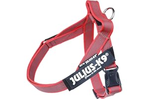 Julius-K9 Arnés De Correa, Rojo-Gris, S / Mini