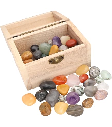 Lot De 20 Pierres Précieuses Naturelles Mélangées - Pierres De Couleurs Variées - Neuf