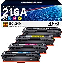 SavFinto 216A Tonercartridges multipack vervanging voor HP W2410A W2411A W2412A W2413A Toner Color Laserjet Pro M155a M155dw M155nw MFP M183fw M183fdw M182n M182nw (4 stuks