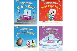 Learn to Read at Home with Bug Club Phonics Alphablocks: Phase 2 - Reception Term 1 (4 fiction books) Pack A (Phonics Bug)