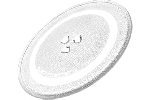 PAXANPAX Universal Mikrowelle-Drehteller-Glasplatte mit 3 Fixierern, 245 mm