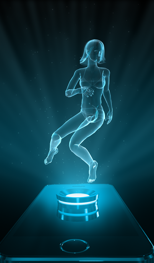 Как рисовать голограмму