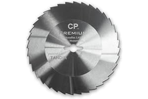 CANPOLAT GASTRONICS Kreismesser für Tandir - 120 mm, gezahnt - Dönermesser aus Edelstahl in Premium Qualität